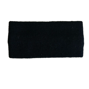 Black Elastic Winter Headband Unisex